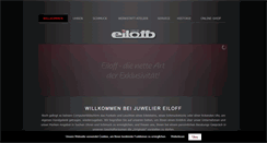 Desktop Screenshot of juwelier-eiloff.de